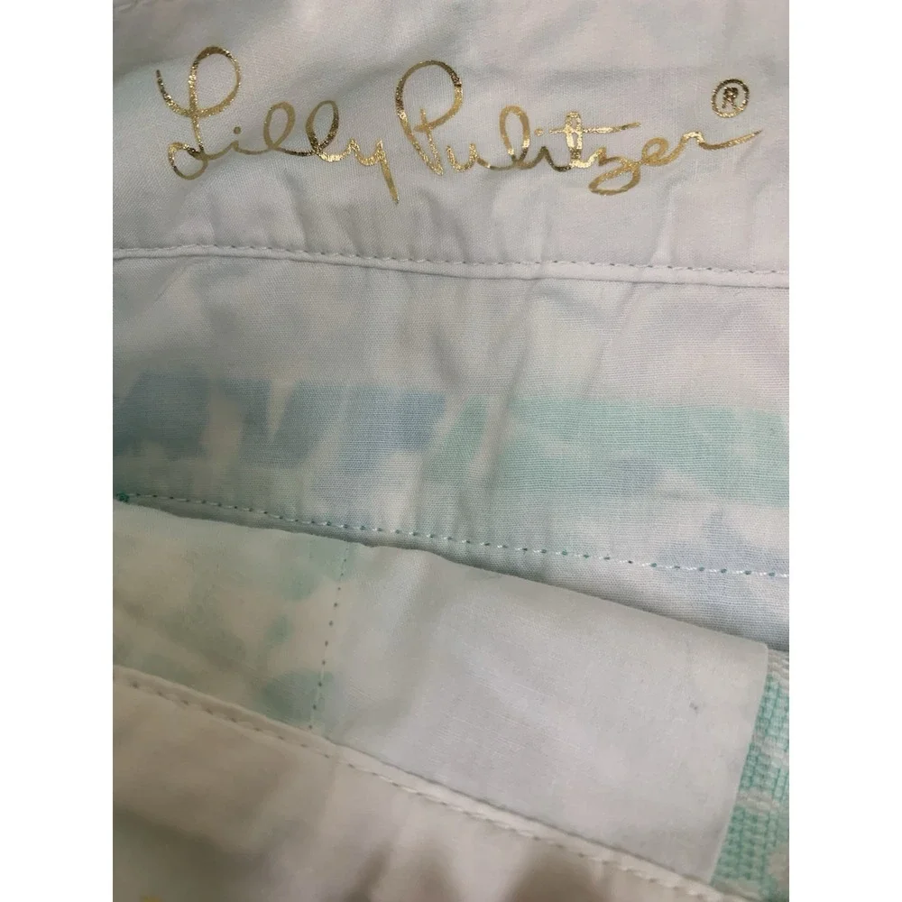 Lilly Pulitzer Buttercup Scallop Hem Resort Shorts 4 Tropical‎ Print
